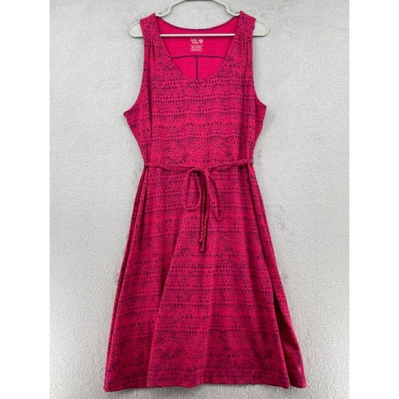 Mountain Hardwear Dresses & Skirts - Mountain Hardwear Pink Patterned Midi Dress